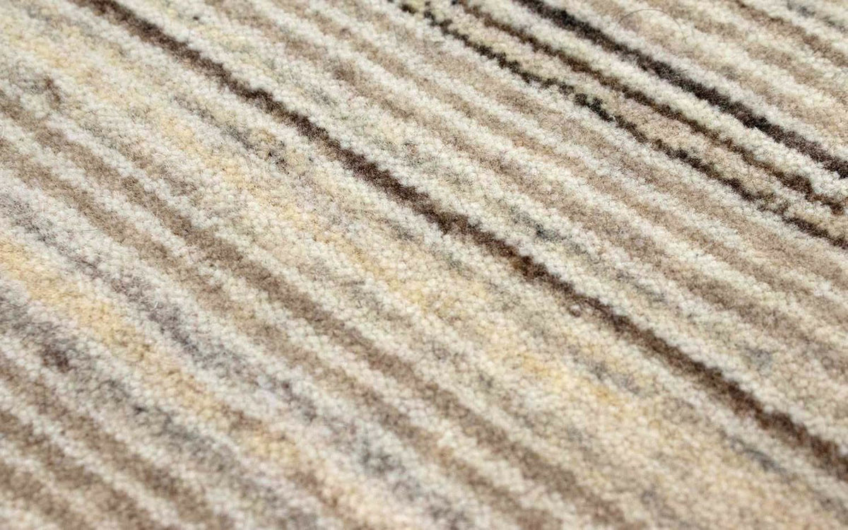 Wollen tapijt - 124 x 63 cm - natuur