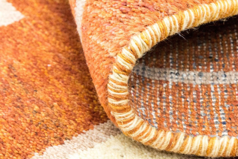 Gabbeh tapijt - Indus - 140 x 70 cm - oranje