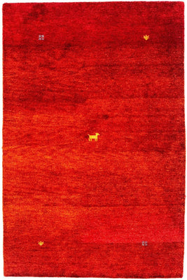 Gabbeh tapijt - Indus - 176 x 118 cm - rood