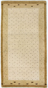 Gabbeh tapijt - Indus - 136 x 72 cm - beige