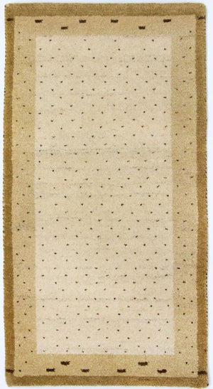 Gabbeh tapijt - Indus - 136 x 72 cm - beige