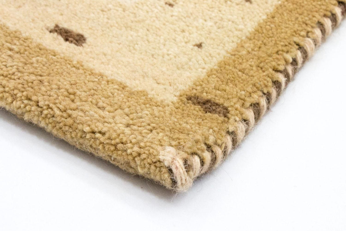 Gabbeh tapijt - Indus - 136 x 72 cm - beige