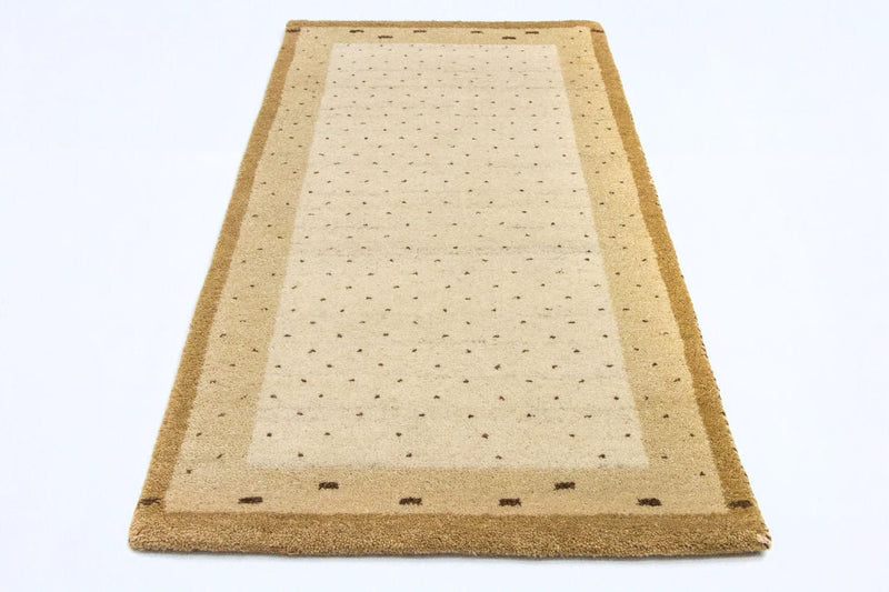 Gabbeh tapijt - Indus - 136 x 72 cm - beige