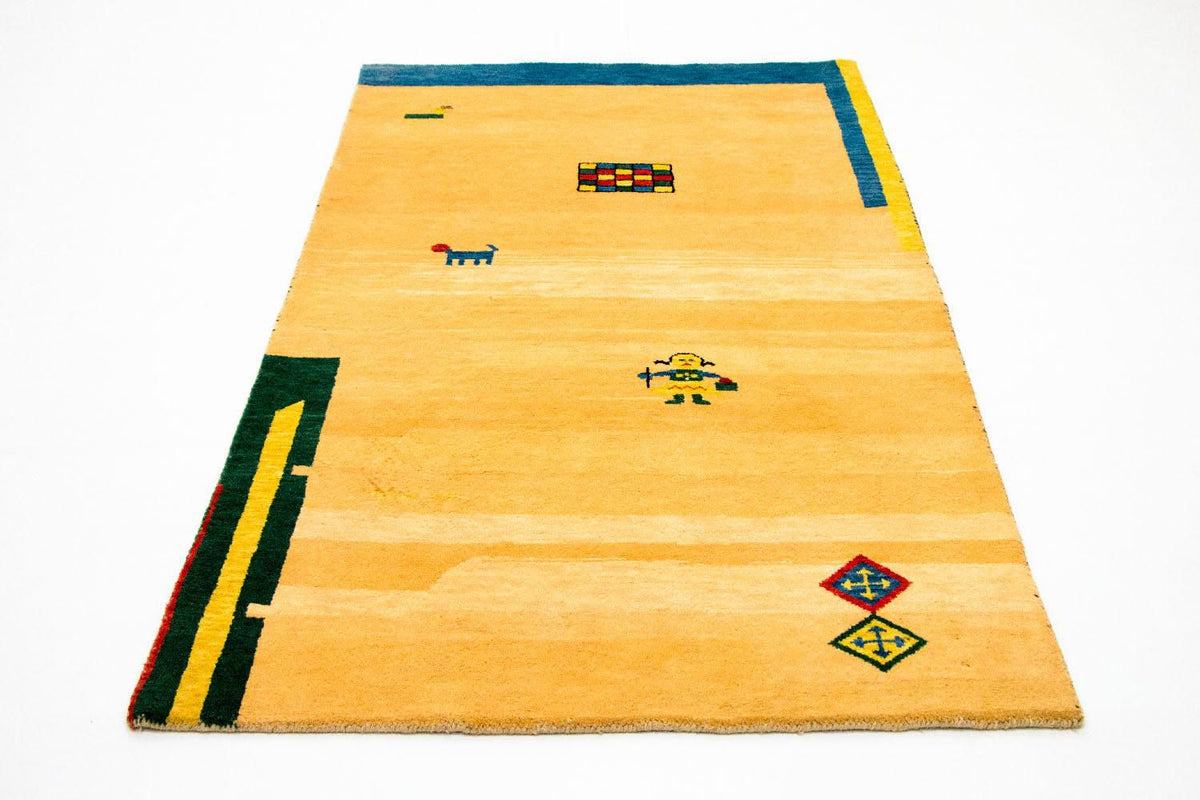 Gabbeh tapijt - Indus - 193 x 121 cm - goud