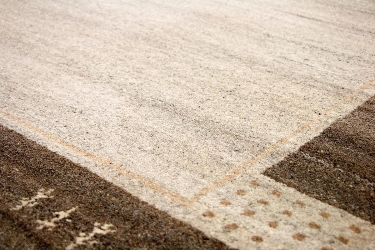 Gabbeh tapijt - Indus - 200 x 139 cm - beige