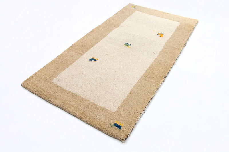Gabbeh tapijt - Indus - 140 x 70 cm - beige