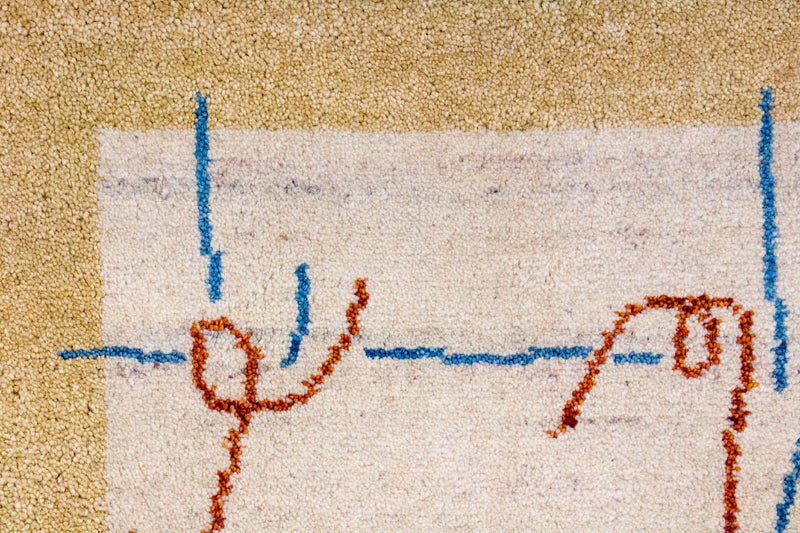 Gabbeh tapijt - Indus - 140 x 70 cm - beige