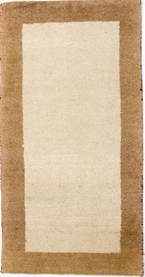 Gabbeh tapijt - Indus - 132 x 68 cm - beige