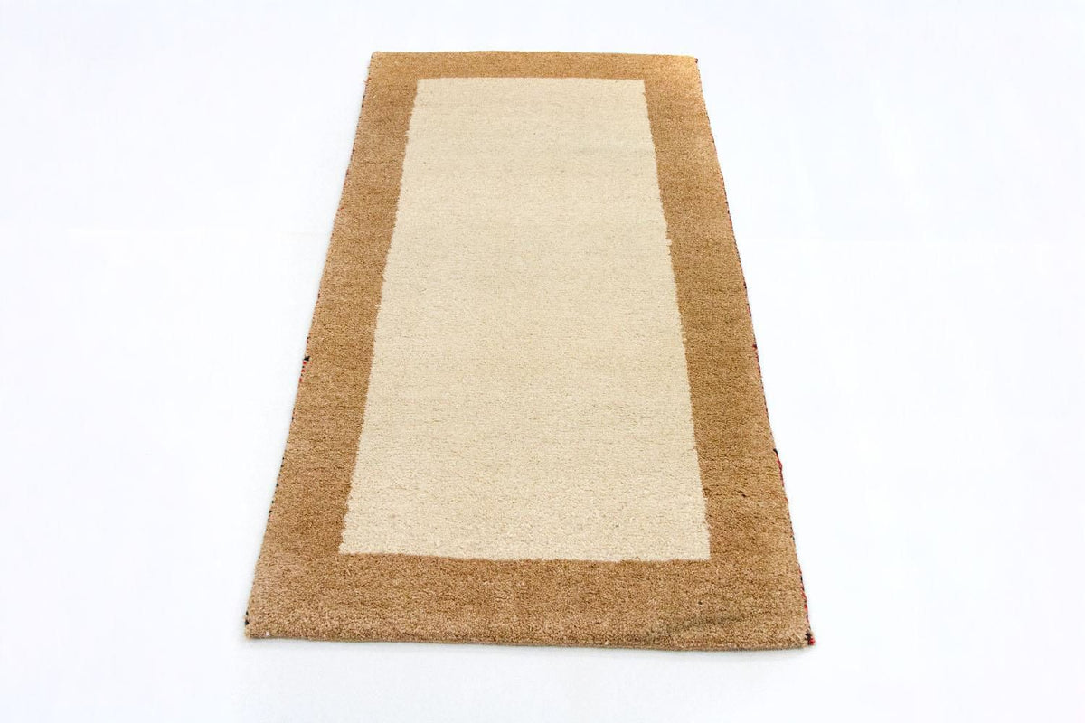 Gabbeh tapijt - Indus - 132 x 68 cm - beige