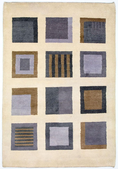 Indo Gabbeh Tapijt 135x204cm - Wollen tapijt