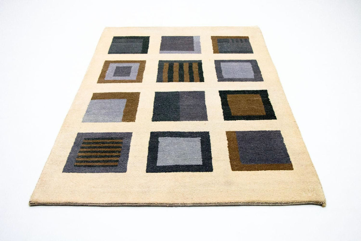 Gabbeh tapijt - Indus - 204 x 135 cm - beige