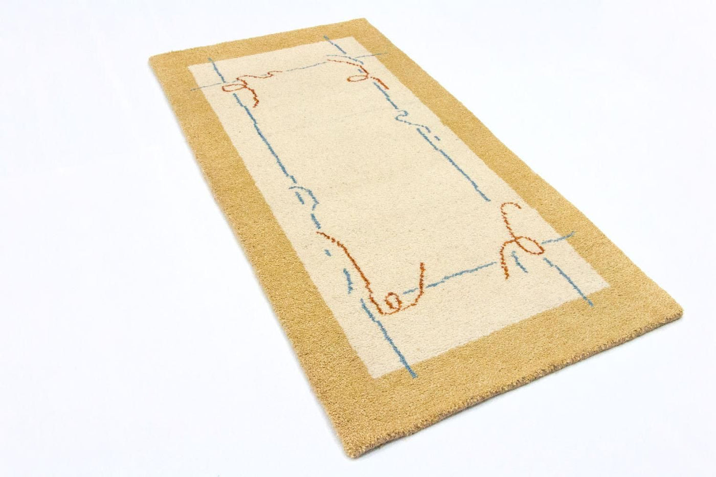 Indo Gabbeh Tapijt 140x70cm - Wollen tapijt