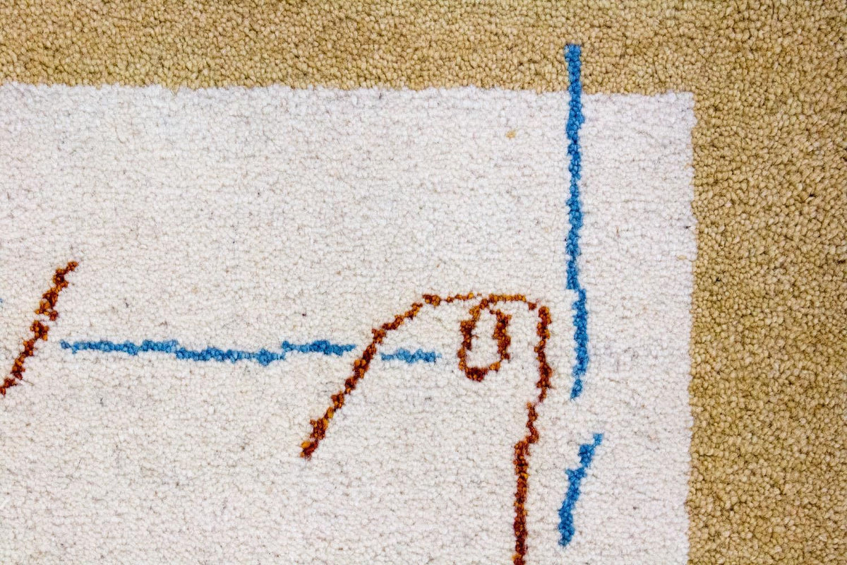 Gabbeh tapijt - Indus - 140 x 70 cm - beige