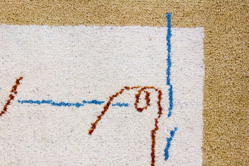 Gabbeh tapijt - Indus - 140 x 70 cm - beige