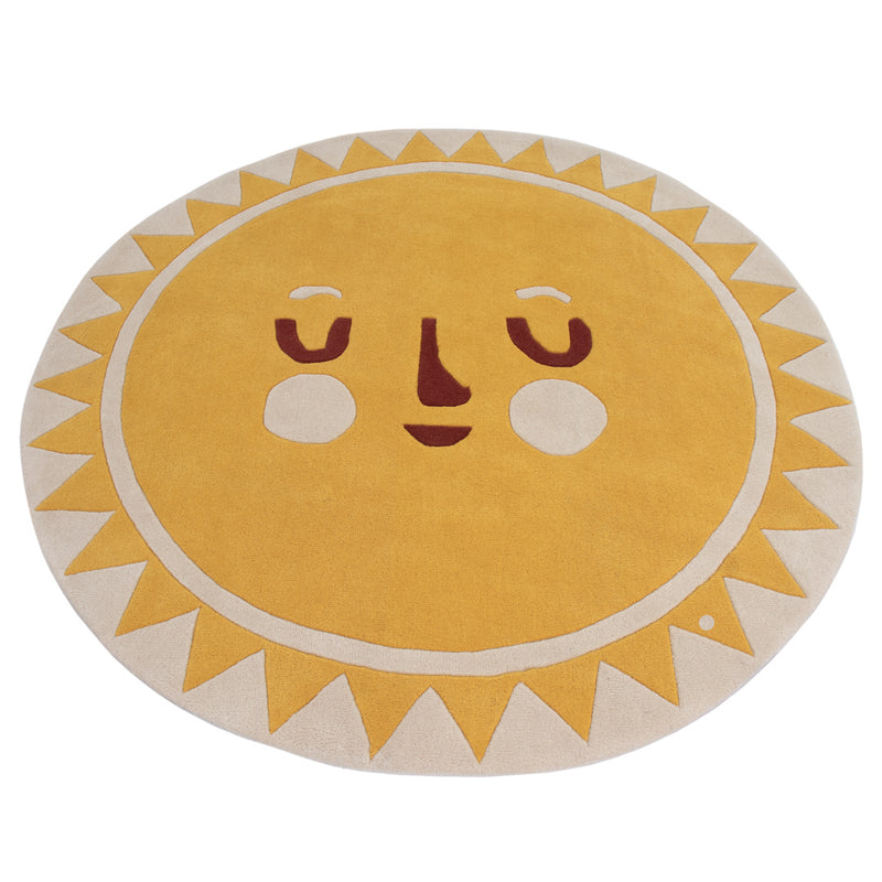 Zon Kindertapijt Rond