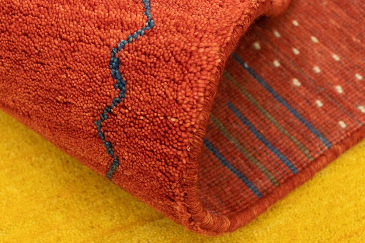 Gabbeh tapijt - Indus - 180 x 120 cm - goud