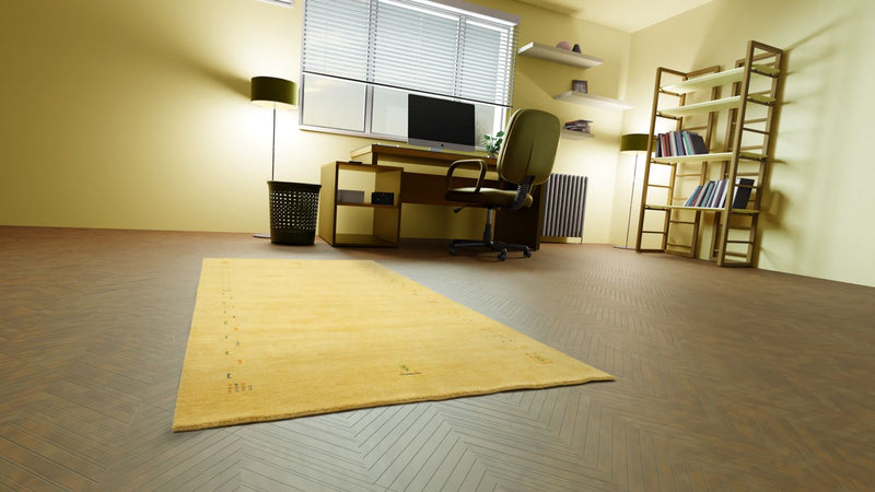 Gabbeh tapijt - Indus - 250 x 200 cm - goud