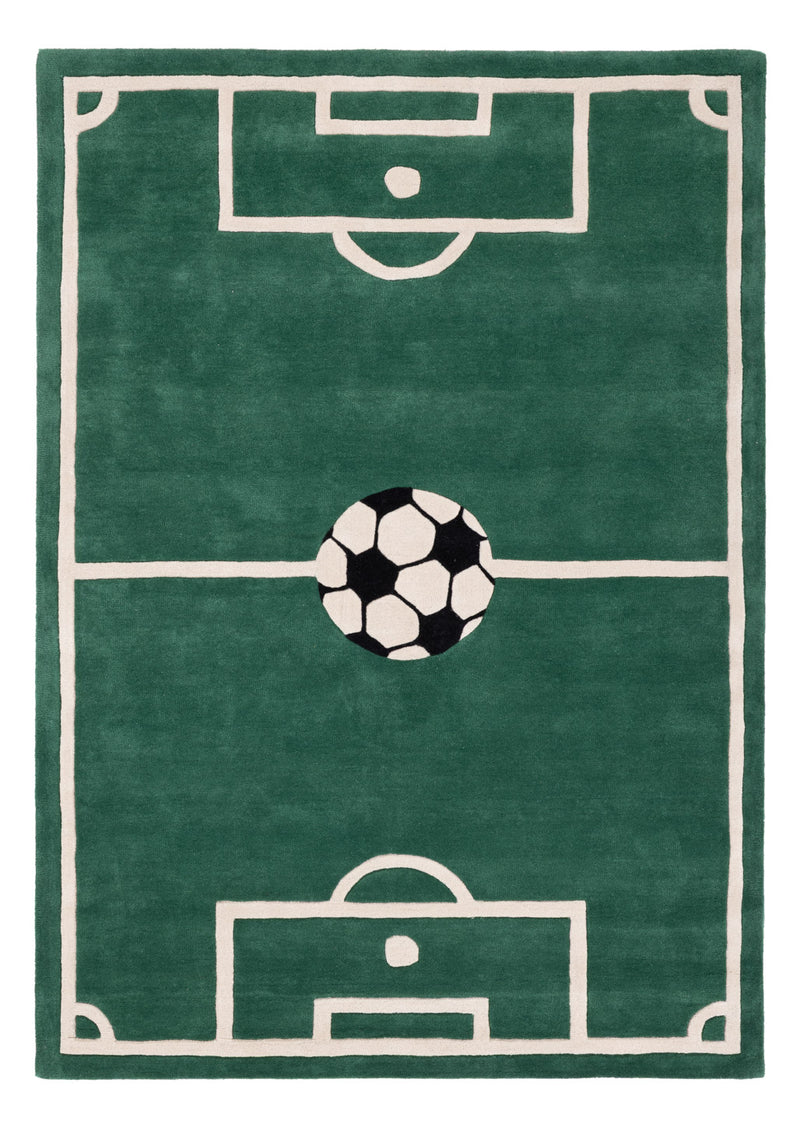 Kinderteppich Fußballfeld