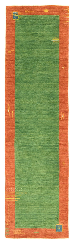 Loper Gabbeh tapijt - Indus - 200 x 80 cm - groen