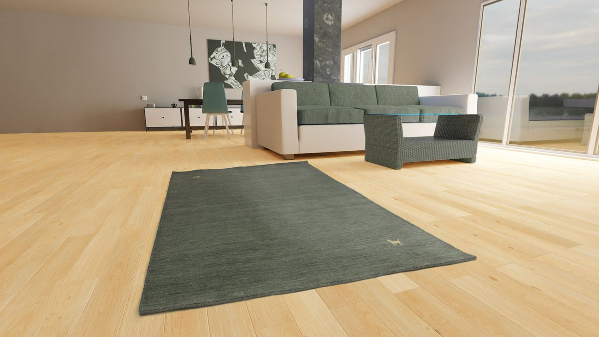 Gabbeh tapijt - Indus - 300 x 250 cm - grijs