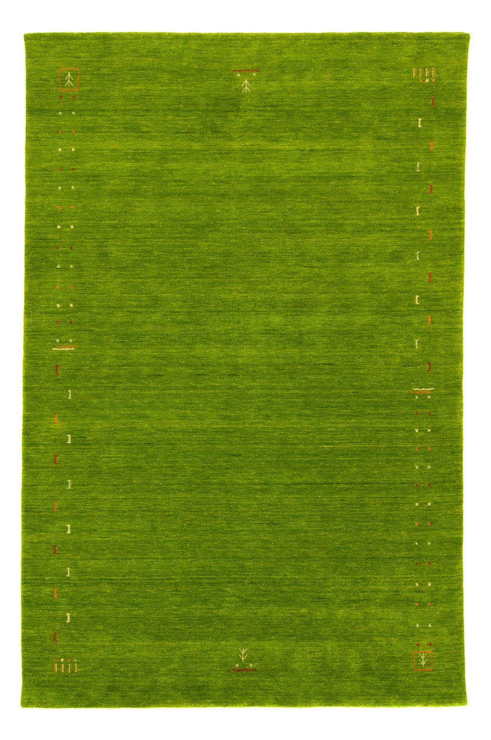 Gabbeh tapijt - Indus - 60 x 40 cm - groen