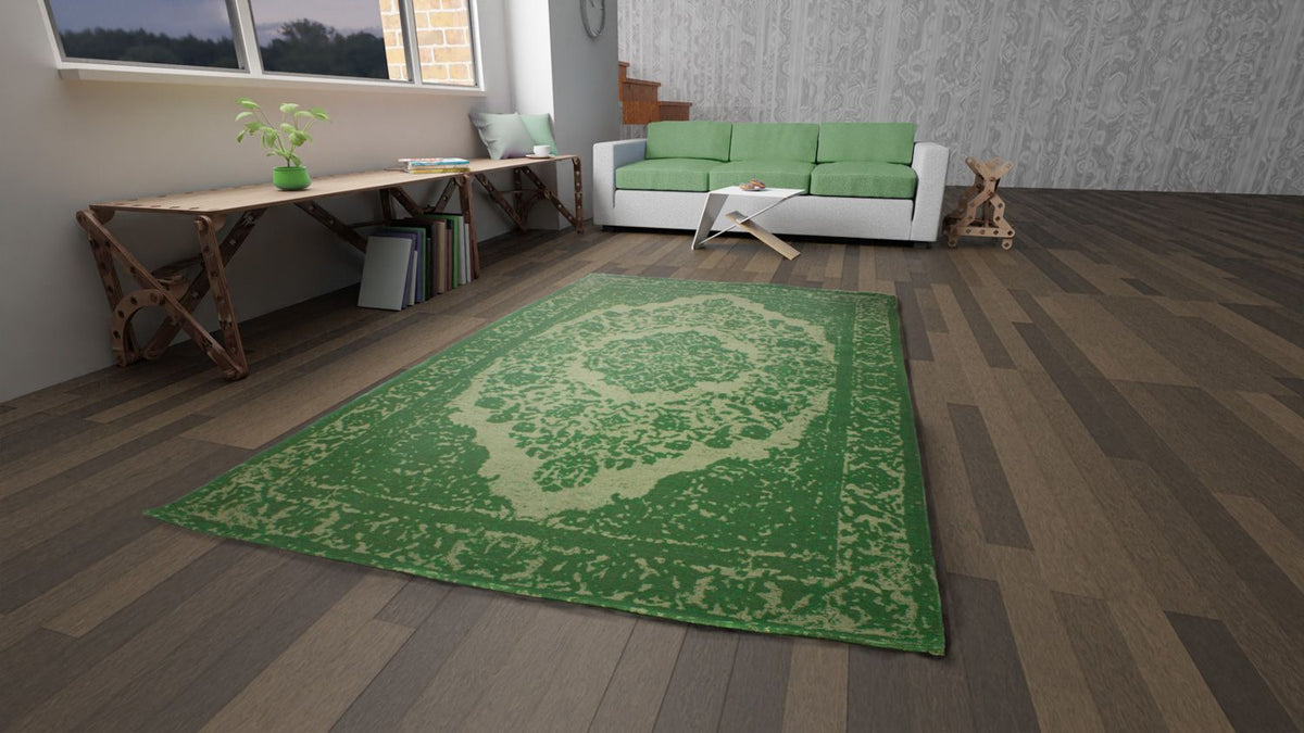 Vintage tapijt - 340 x 240 cm - grijs