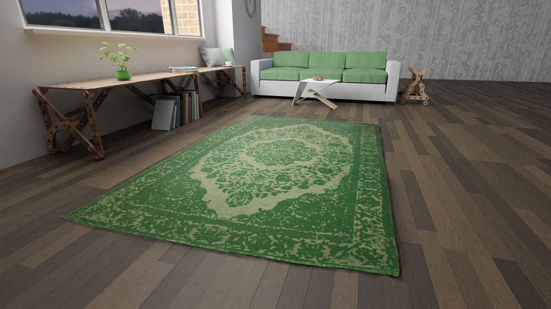 Vintage tapijt - 340 x 240 cm - grijs