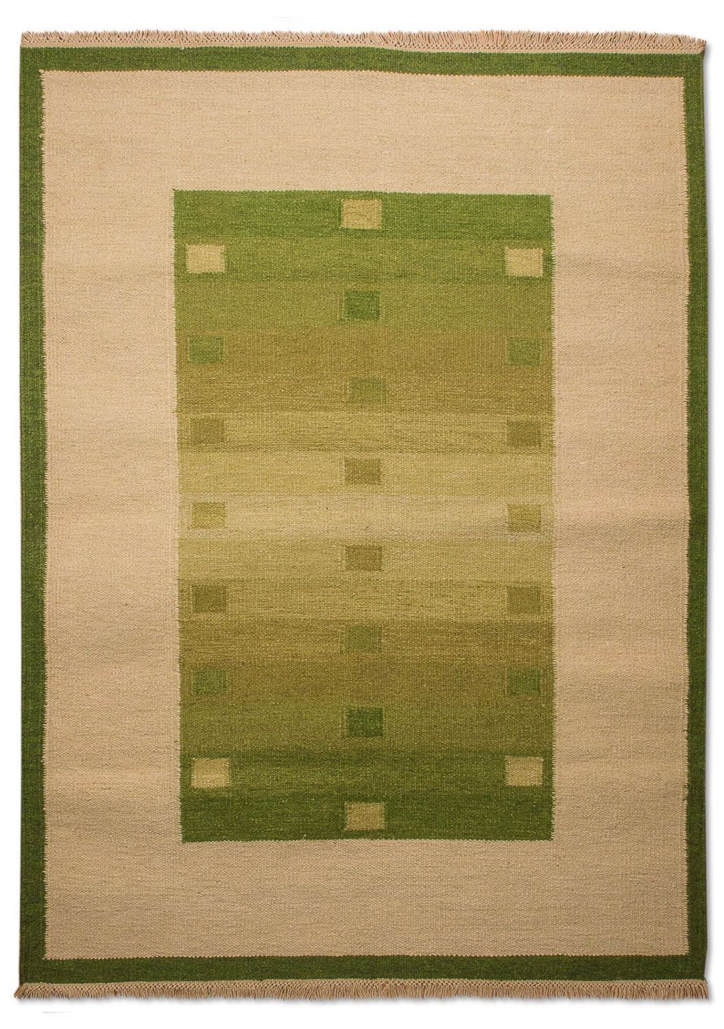 Kelim tapijt - Trendy - 180 x 120 cm - groen