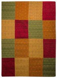 Patchwork tapijt - 340 x 240 cm - gekleurd