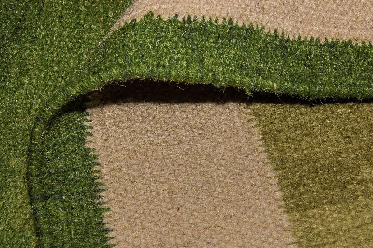 Loper Kelim tapijt - Trendy - 250 x 80 cm - groen