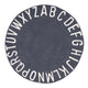 Alfabet ABC Kindertapijt Rond