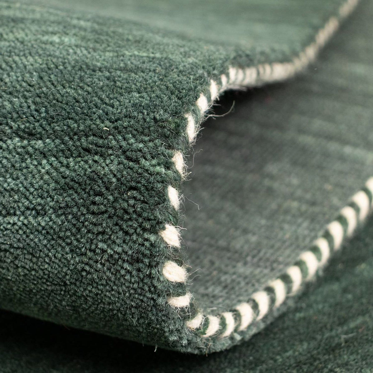 Gabbeh Tapijt - Zacht - 160 x 90 cm - donkergroen