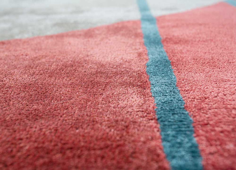 Designer tapijt speciale vorm  - 240 x 150 cm - veelkleurig