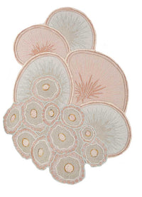 Wollen tapijt speciale vorm  - 240 x 180 cm - beige