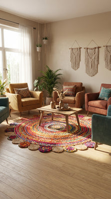 Sisal tapijt - Lerina - rond