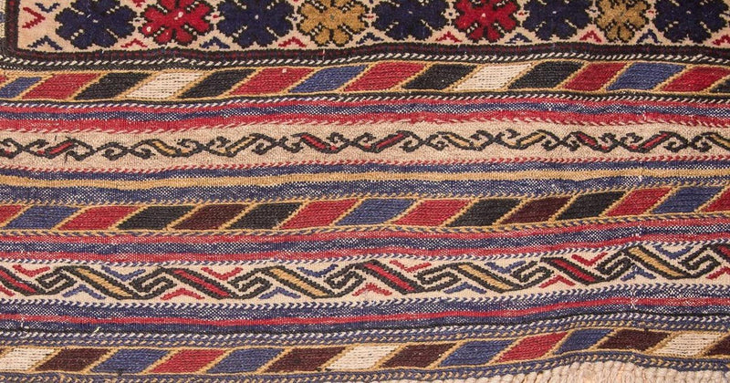 Kelim tapijt - Oud - 276 x 185 cm - beige