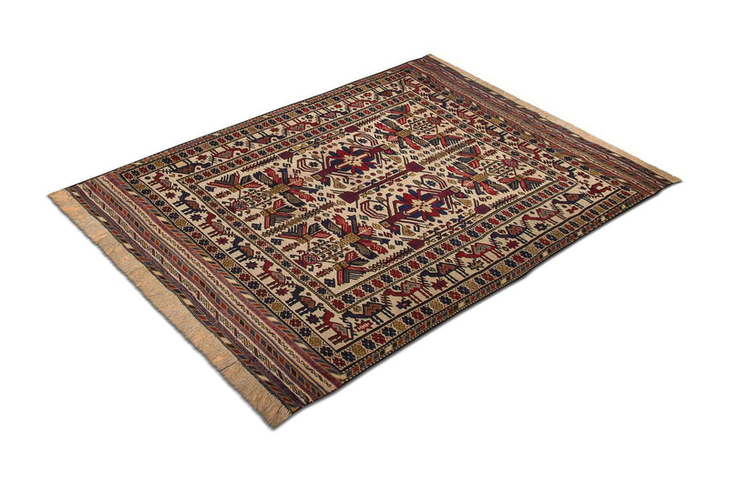 Kelim tapijt - Oud - 276 x 185 cm - beige