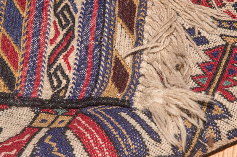 Kelim tapijt - Oud - 276 x 185 cm - beige