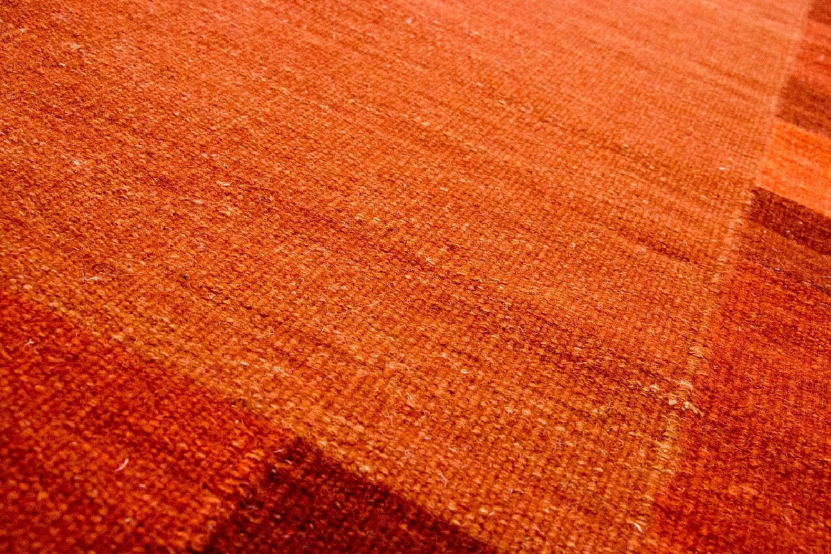 Kelim tapijt - Trendy - 202 x 143 cm - oranje