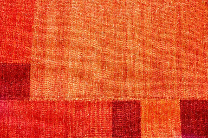 Kelim tapijt - Trendy - 202 x 143 cm - oranje