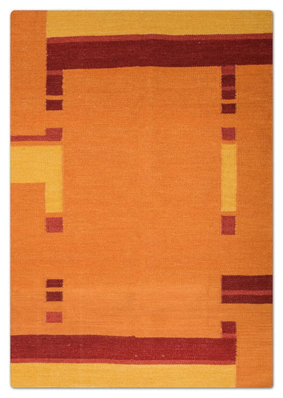 Moderne kilim Tapijt 145x205cm - Wollen tapijt
