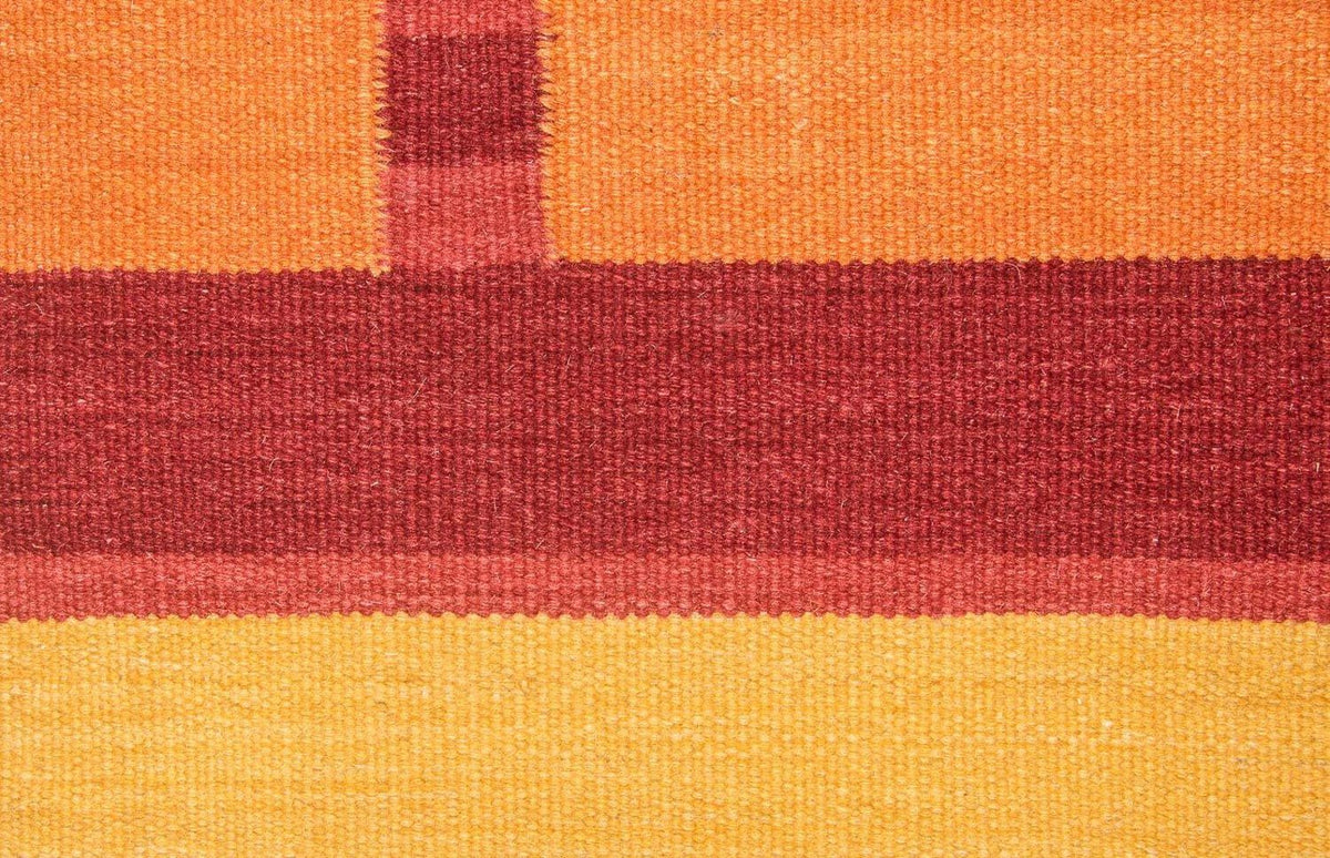 Kelim tapijt - Trendy - 205 x 145 cm - oranje