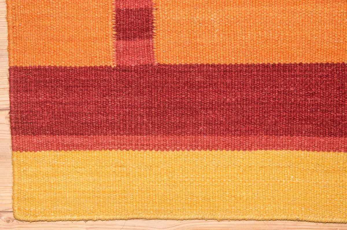 Kelim tapijt - Trendy - 205 x 145 cm - oranje