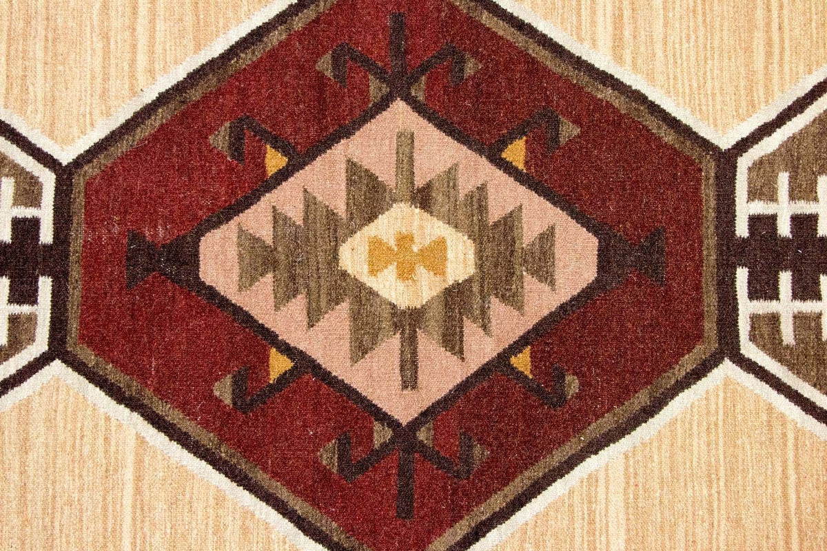 Kelim tapijt - Trendy - 187 x 126 cm - geel