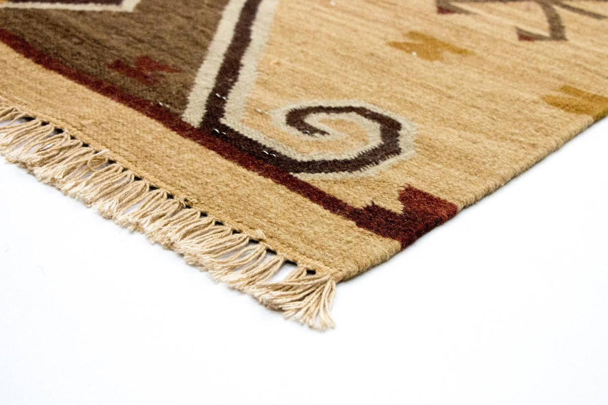 Kelim tapijt - Trendy - 187 x 126 cm - geel