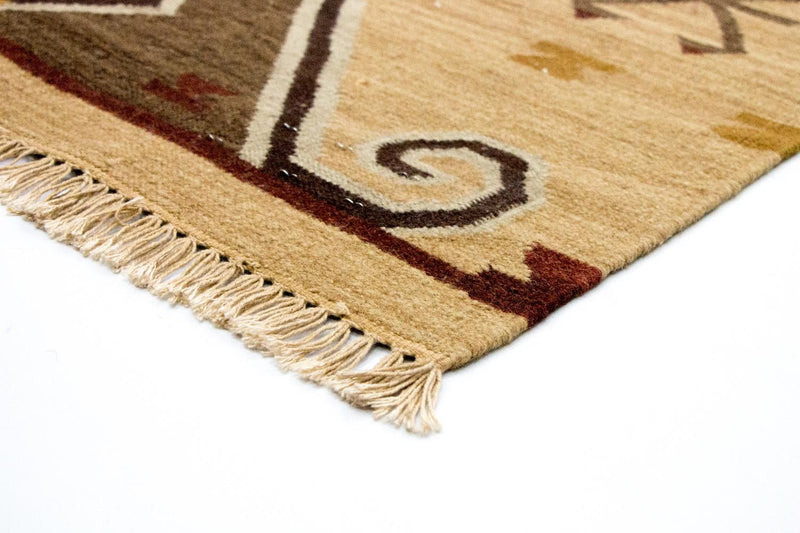 Kelim tapijt - Trendy - 187 x 126 cm - geel