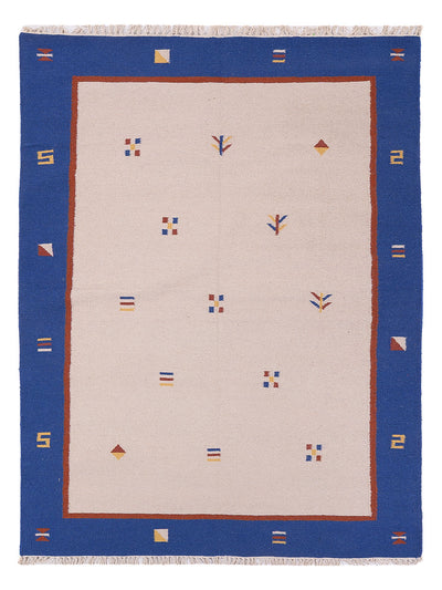 Moderne kilim Tapijt - Wollen tapijt