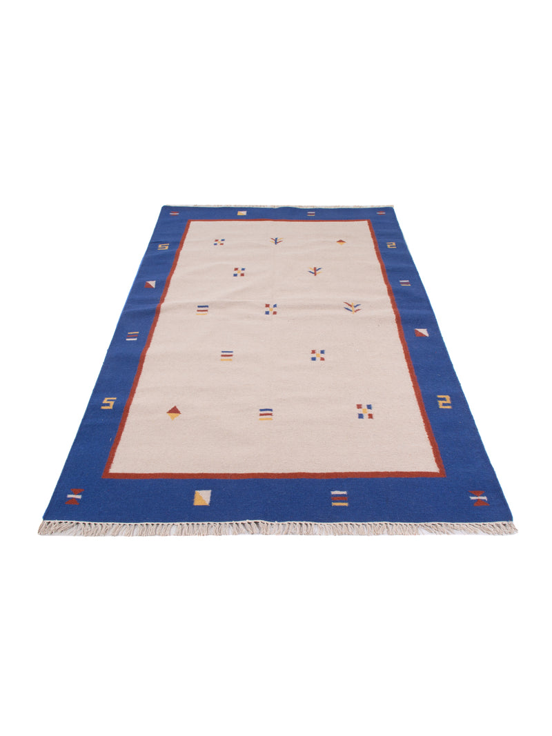 Moderne kilim Tapijt - Wollen tapijt