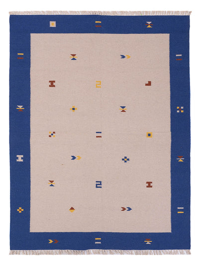 Moderne kilim Tapijt - Wollen tapijt