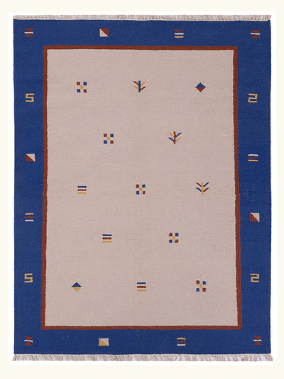 Moderne kilim Tapijt - Wollen tapijt